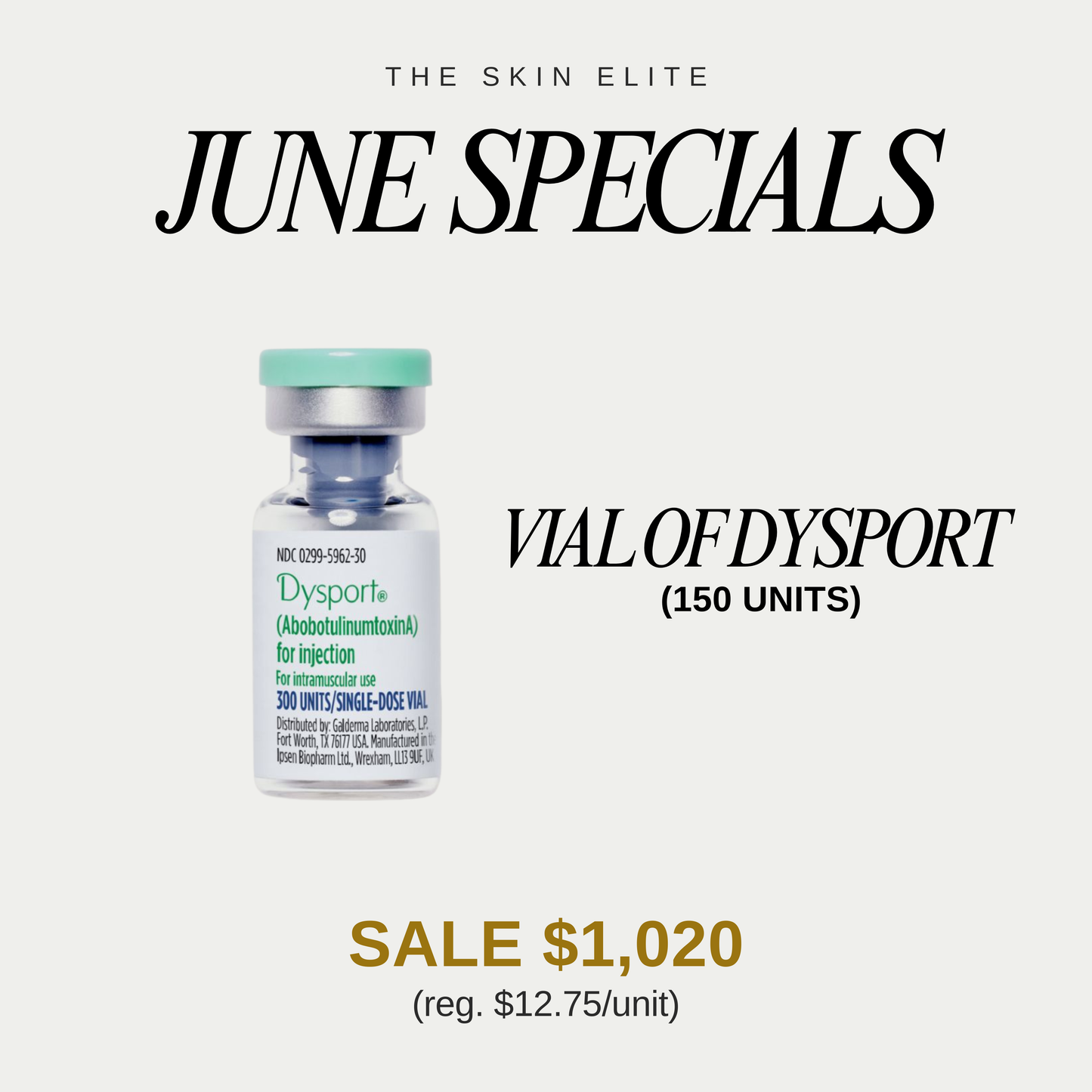 Dysport Vial